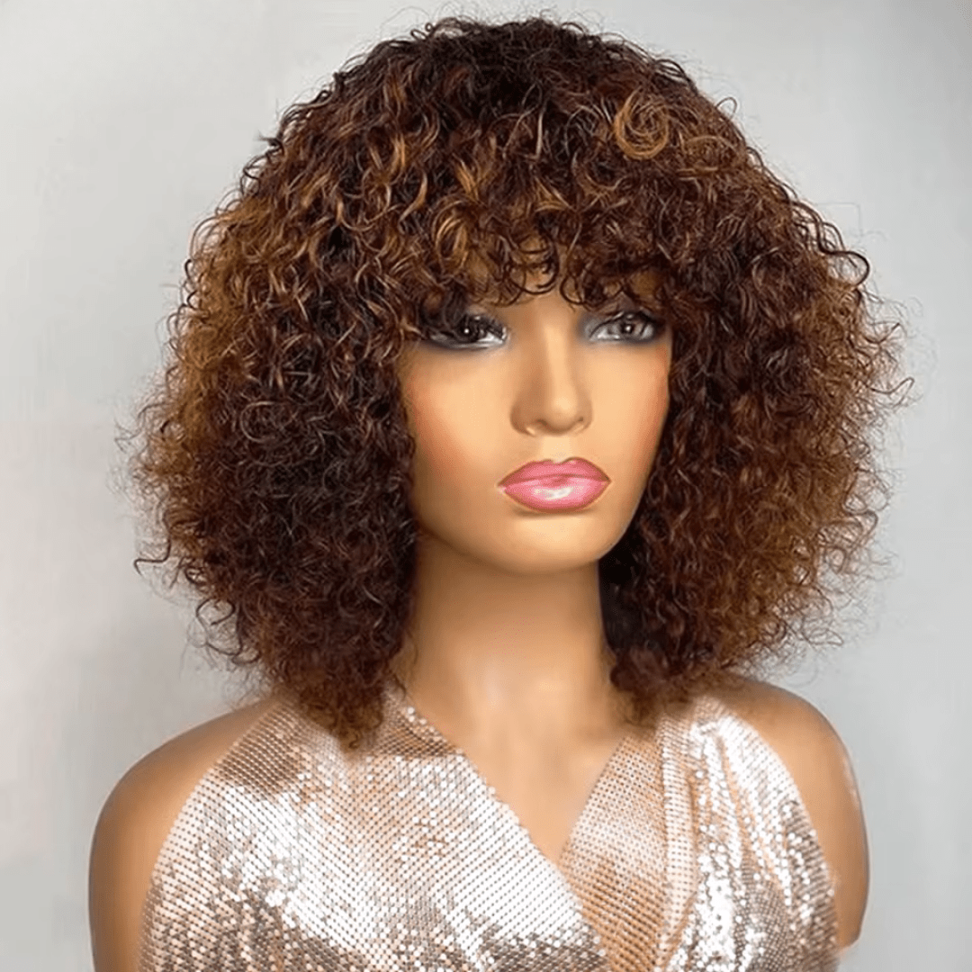 Jerry Curly Short Pixie Bob Cut - Nitoo Store