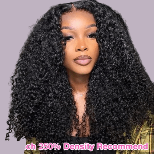 Kinky Curly Human Hair Wigs 4C Afro - Nitoo Store