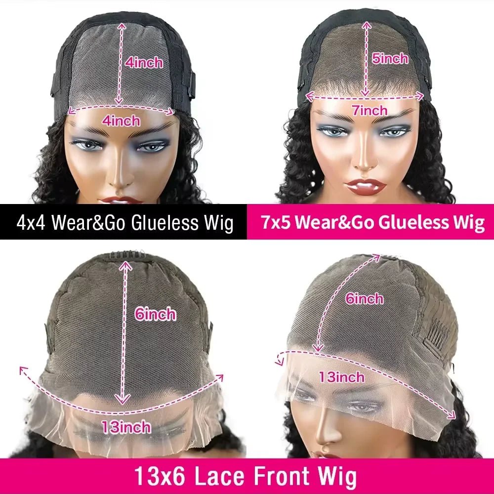 Kinky Curly Human Hair Wigs 4C Afro - Nitoo Store