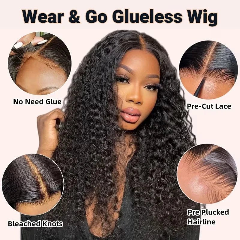 Kinky Curly Human Hair Wigs 4C Afro - Nitoo Store