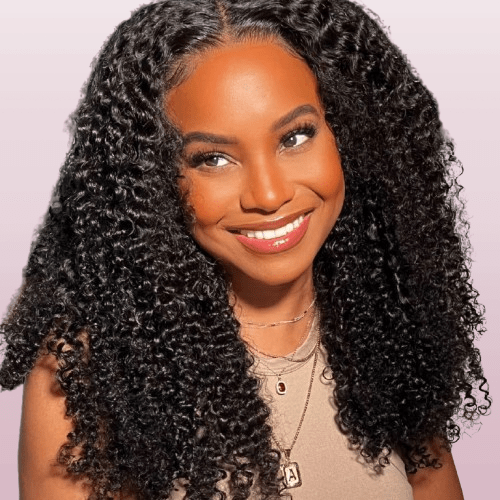Kinky Curly Human Hair Wigs 4C Afro - Nitoo Store
