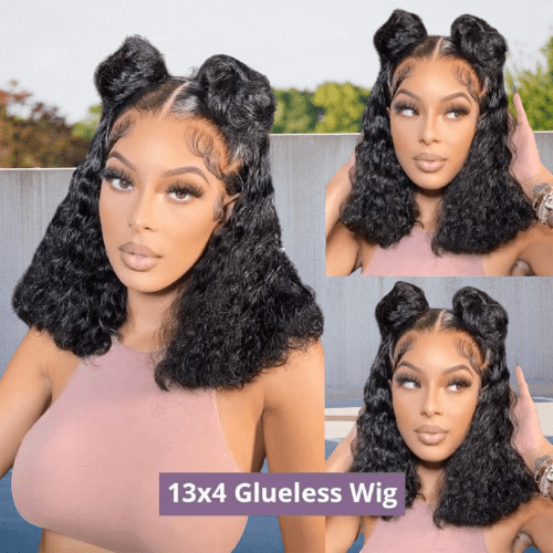 No Glue Deep Wave Lace Frontal Wig 13x4 - Nitoo Store