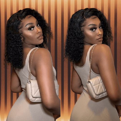 No Glue Deep Wave Lace Frontal Wig 13x4 - Nitoo Store