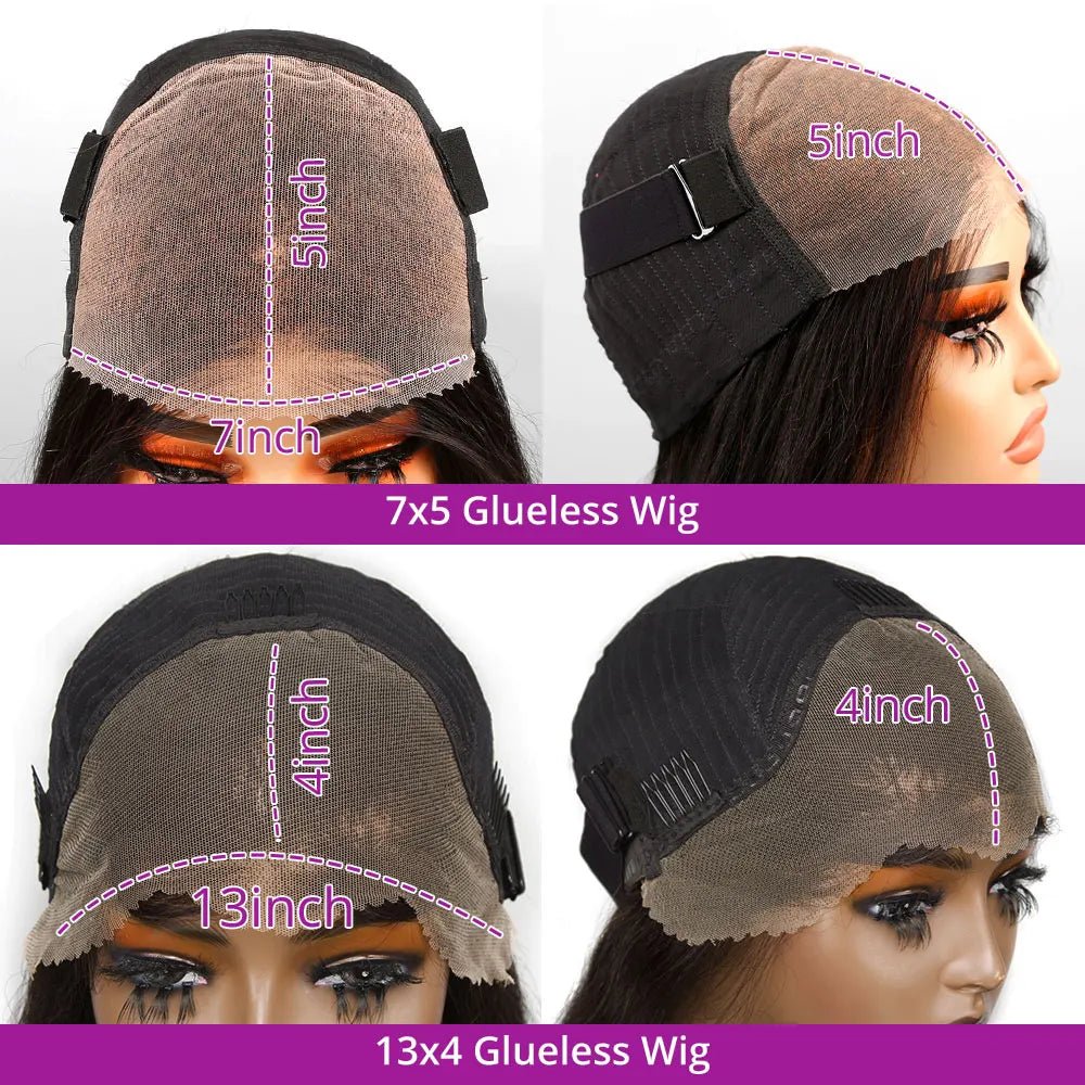 No Glue Deep Wave Lace Frontal Wig 13x4 - Nitoo Store