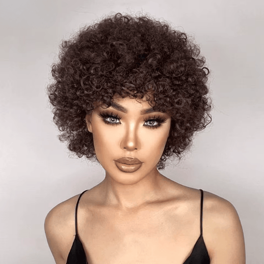 Short Pixie Afro Kinky Curly Wig - Nitoo Store