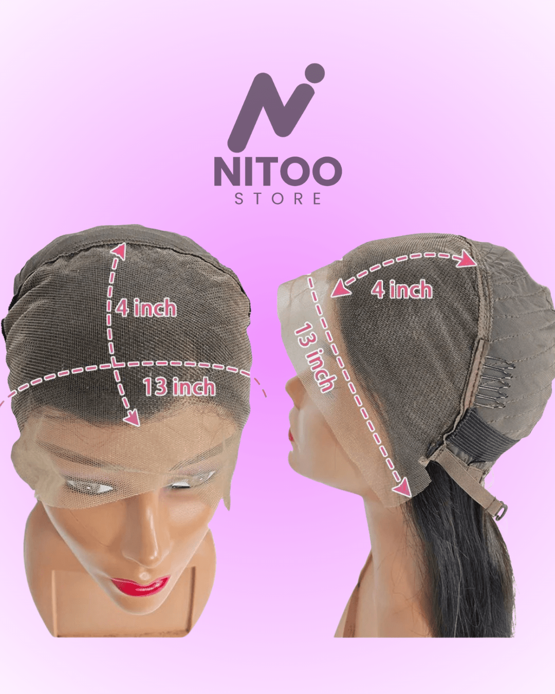 Straight Bob Lace Front Wig. - Nitoo Store