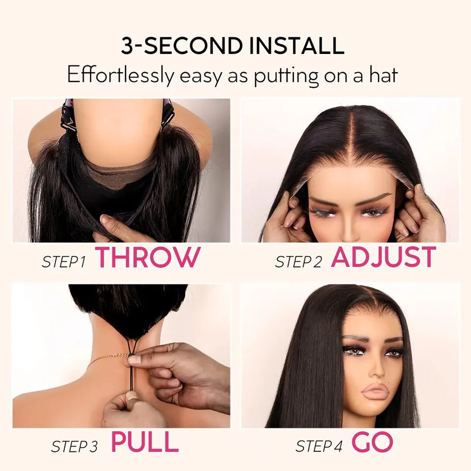 Straight Pull Go 13x6 HD Lace Frontal Wig - Nitoo Store