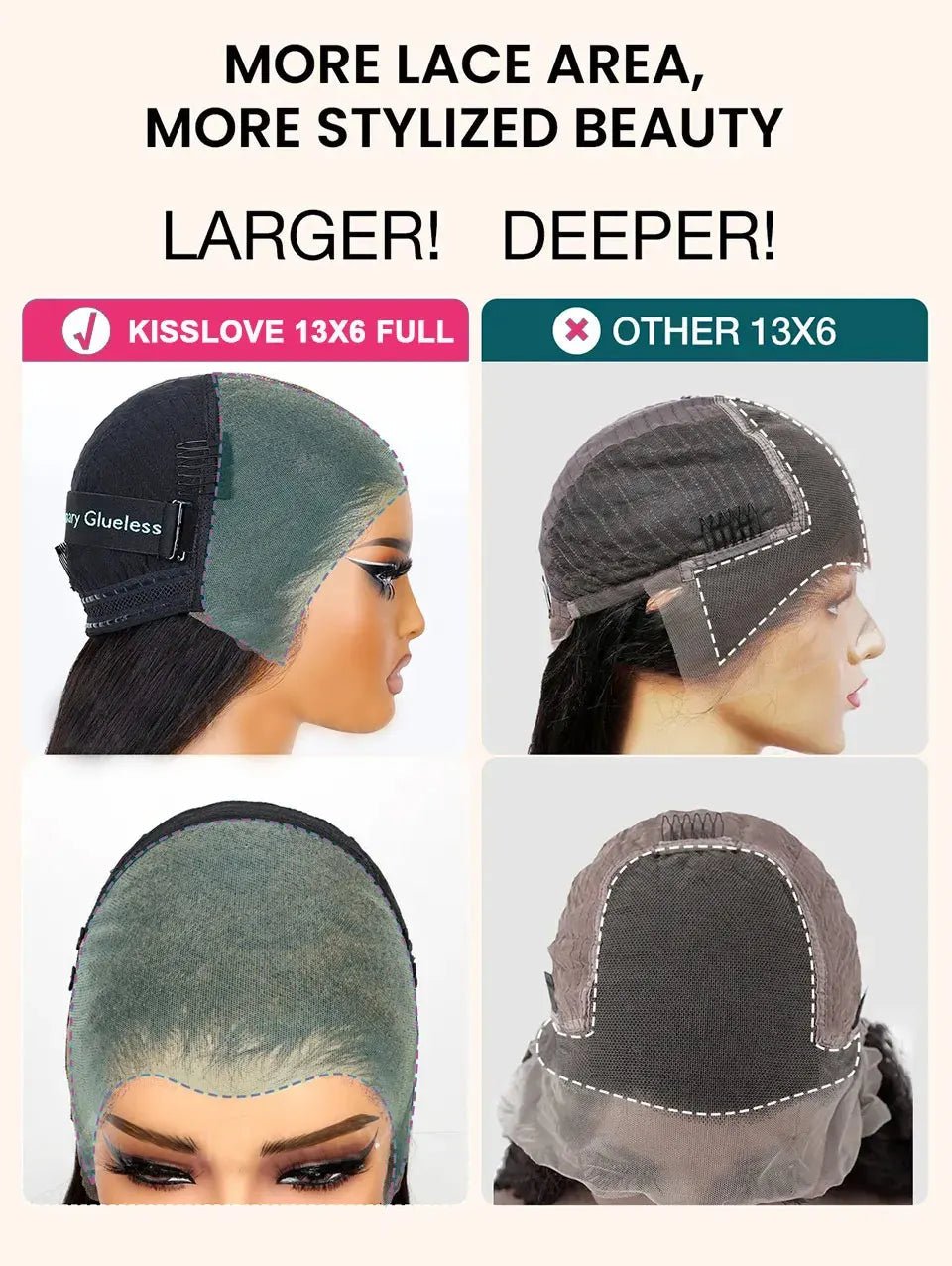 Straight Pull Go 13x6 HD Lace Frontal Wig - Nitoo Store