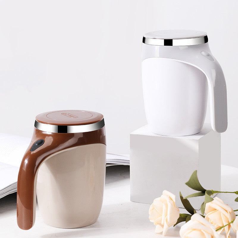 Rechargeable Model Automatic Stirring Cup Coffee Cup High Value Electric Stirring Cup Lazy Milkshake Rotating Magnetic Water Cup My Store