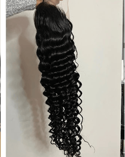 13x6 HD Lace Front, 100% Human Hair, Natural Curly - Nitoo Store