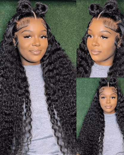 13x6 HD Lace Front, 100% Human Hair, Natural Curly - Nitoo Store