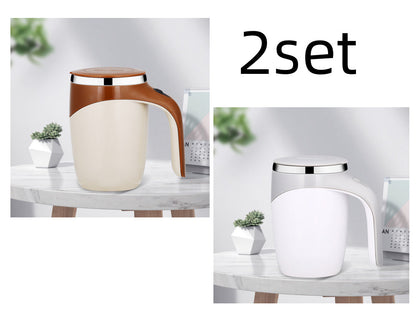 Rechargeable Model Automatic Stirring Cup Coffee Cup High Value Electric Stirring Cup Lazy Milkshake Rotating Magnetic Water Cup My Store