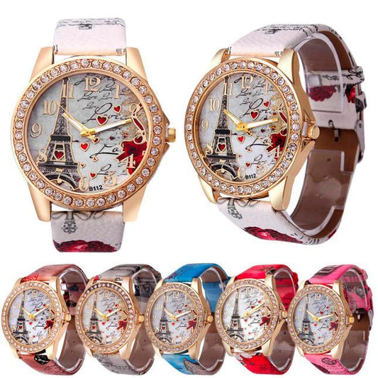 New Vintage Paris Eiffel Tower Women's Quartz Watch Women Girls Ladies Students Casual Wristwatch Relojes My Store