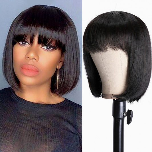 Unice Hair Full Machine Human Hair Wigs For Black Women My Store