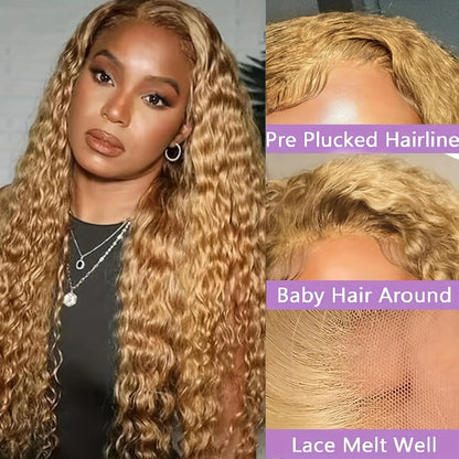 200% Density 27 Honey Blonde Human Hair - Nitoo Store