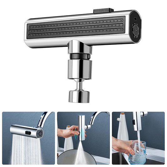 Kitchen Faucet Waterfall Outlet Splash Proof Universal Rotating Bubbler Multifunctional Water Nozzle Extension Kitchen Gadgets My Store