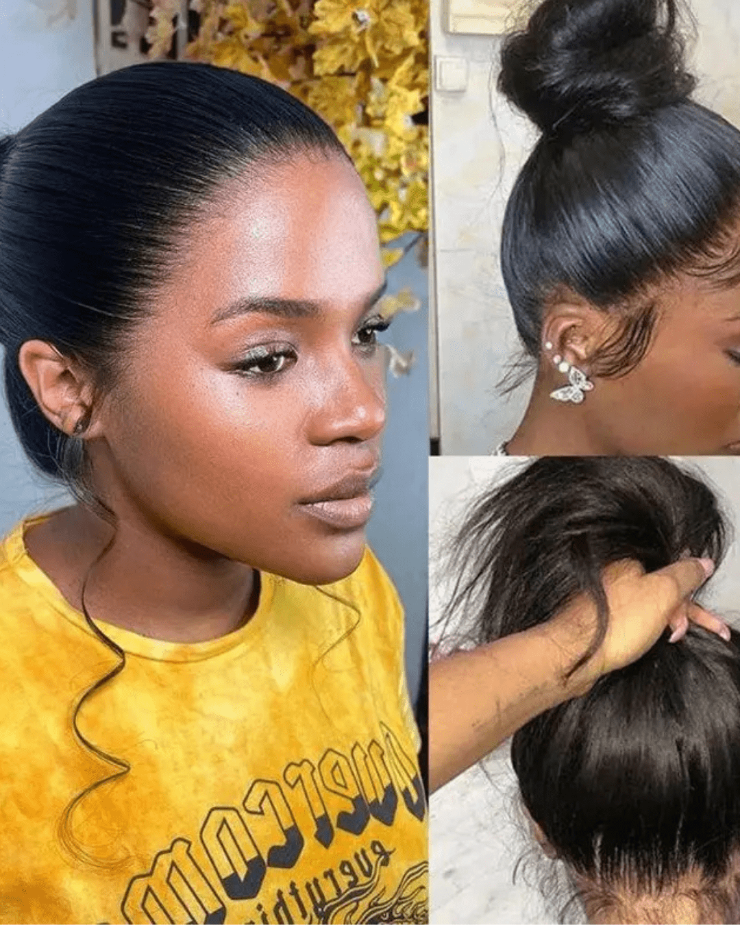 40” Bone Straight 360 Full Lace Human Hair Wig - Nitoo Store
