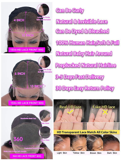 40” Deep Wave HD Lace Wig, Luxury That Flows - Nitoo Store