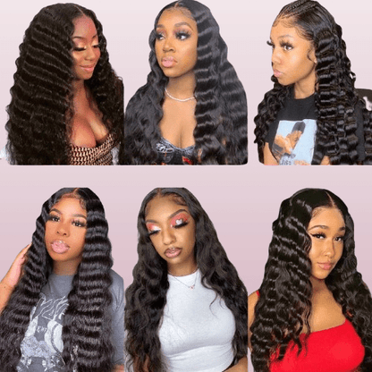 40 Inch Loose Deep Wave Human Hair Wig - Nitoo Store