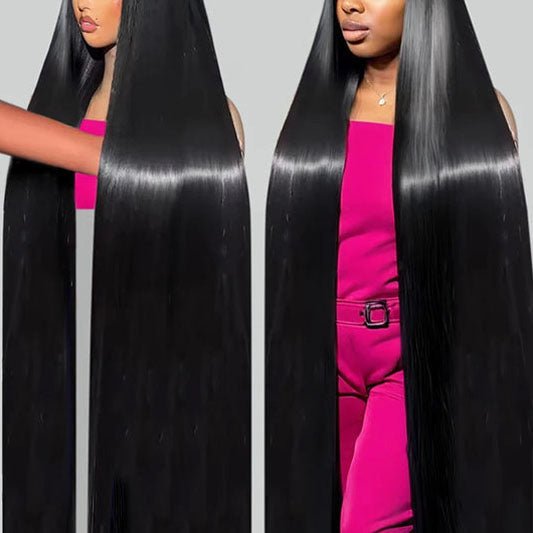 40–50 Inch Bone Straight Lace Front Wig - Nitoo Store