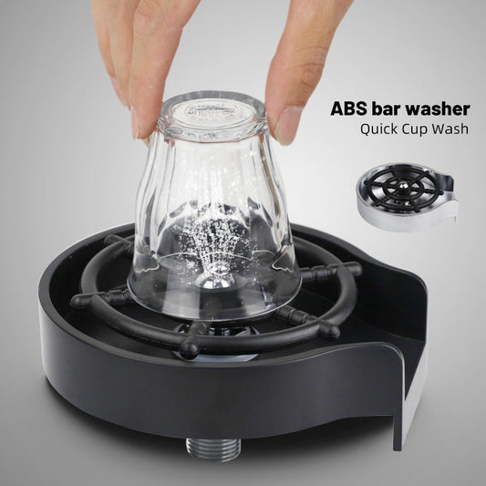 Bar Counter Cup Washer Sink High-pressure Spray Automatic Faucet Coffee Pitcher Wash Cup Tool Kitchen My Store
