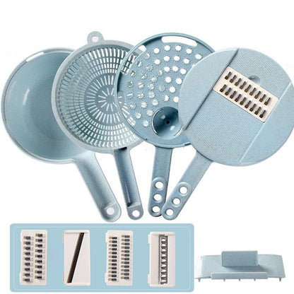 8 In 1 Mandoline Slicer Vegetable Slicer Potato Peeler Carrot Onion Grater With Strainer Vegetable Cutter Kitchen Accessories My Store