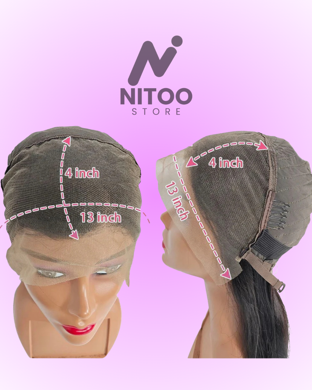 Straight Bob Lace Front Wig. Nitoo Store