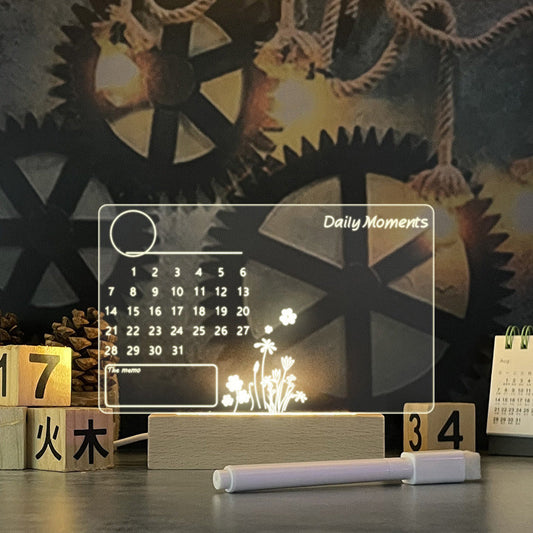 Creative Note Board Creative Led Night Light USB Message Board Holiday Light With Pen Gift For Children Girlfriend Decoration Night Lamp My Store