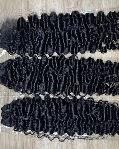 3C4A Burmese Curly Hair Bundles, Virgin Raw Human Hair Extensions (18A Grade Nitoo Store