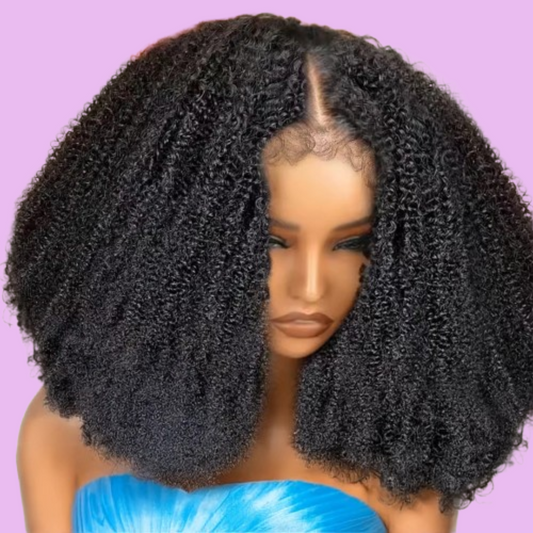 250% Density Short Bob Human Hair Wig. Nitoo Store