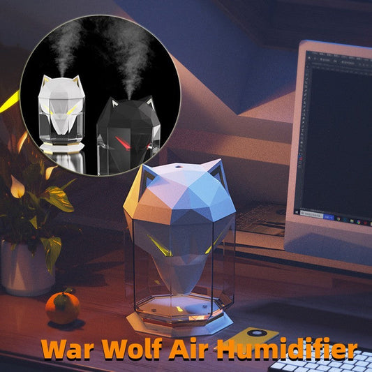 War Wolf Air Humidifier Ultrasonic Air Diffuser Colorful Lights Humidifier Air Nano Spray Home Desktop Supplies My Store