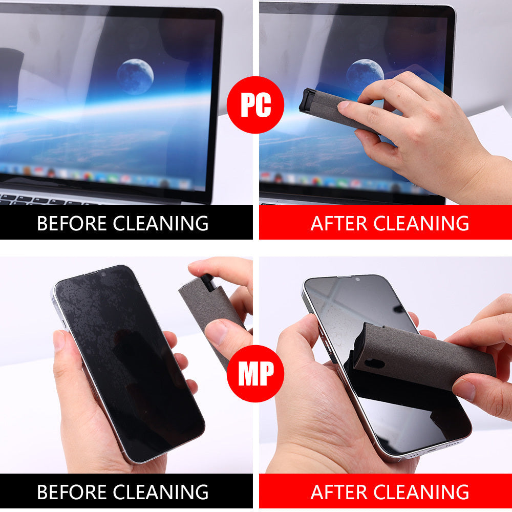 Mobile Phone Screen Cleaner Artifact Storage Integrated Mobile Phone Portable Computer Screen Cleaner Set My Store