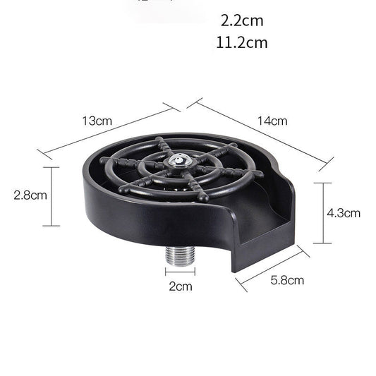 Bar Counter Cup Washer Sink High-pressure Spray Automatic Faucet Coffee Pitcher Wash Cup Tool Kitchen My Store
