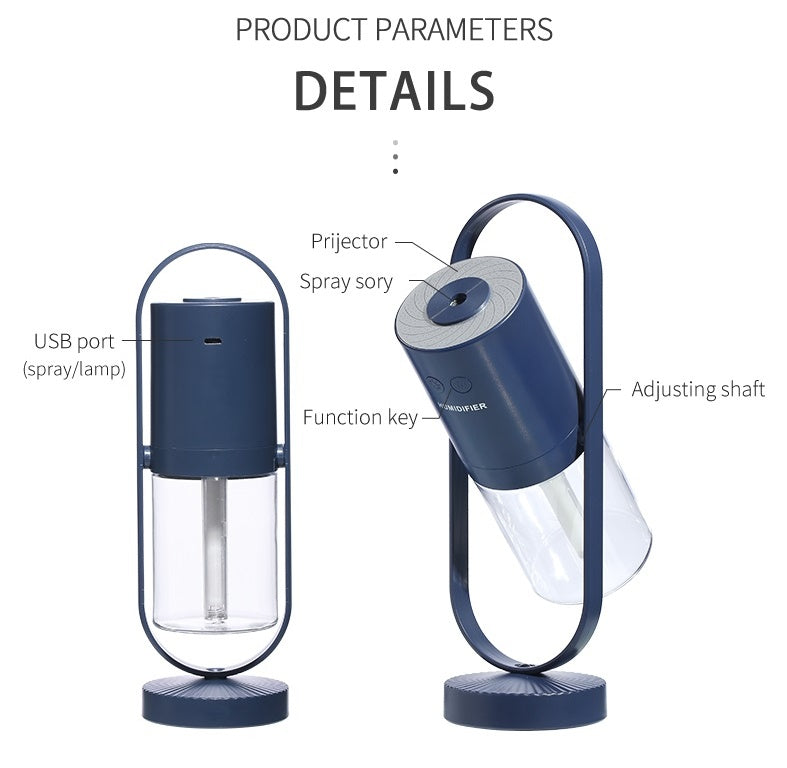 Magic Shadow USB Air Humidifier For Home With Projection Night Lights Ultrasonic Car Mist Maker Mini Office Air Purifier My Store