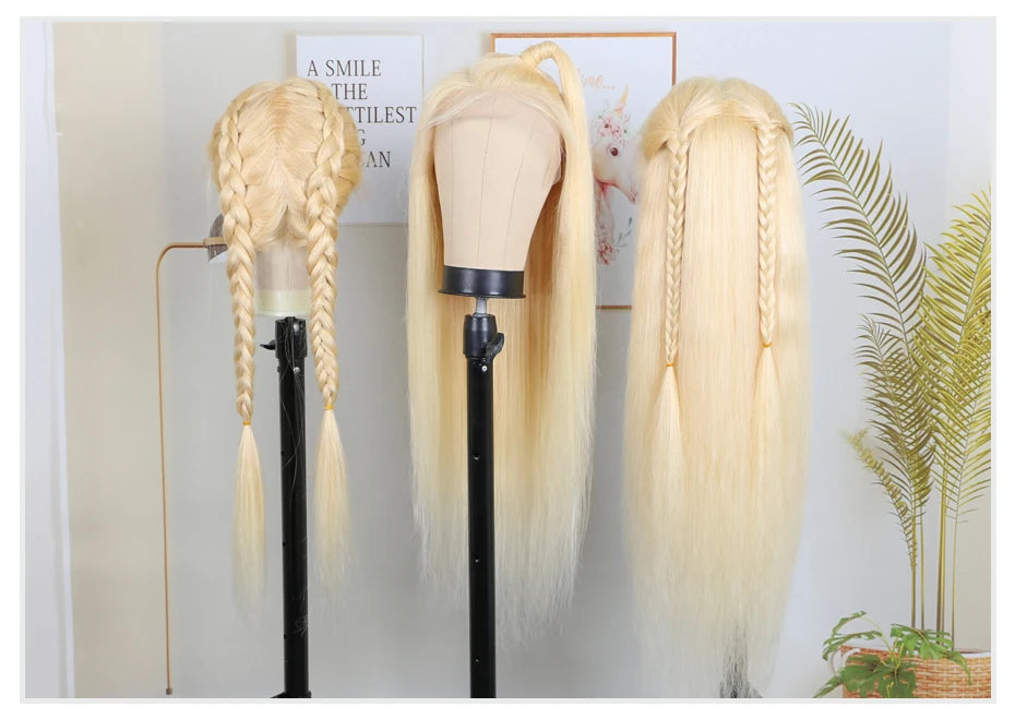Blonde Color Lace Front Human Hair Wigs for Women Nitoostore
