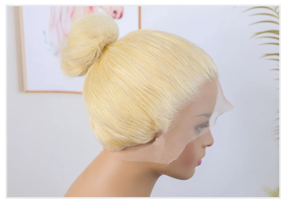 Blonde Color Lace Front Human Hair Wigs for Women Nitoostore