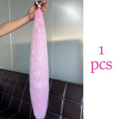 Synthetic Colorful Ponytail Extensions,2 Pcs Nitoo Store