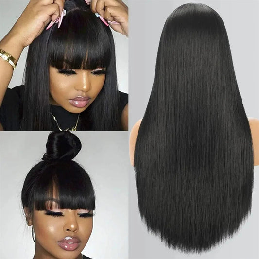 3X1 Middle Part Lace Wig Bone Straight 100% Human Hair Wigs For Women Nitoostore
