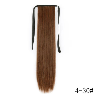 LISI GIRL Long Straight Ponytail Wrap Around Clip in Hair Extension Nitoo Store