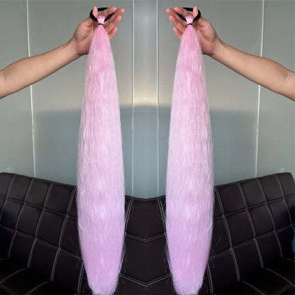 Synthetic Colorful Ponytail Extensions,2 Pcs Nitoo Store