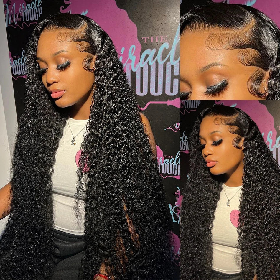 Human Hair 13X4 Deep Wave Frontal Wig 13X6 Curly Hd Lace Front Wigs Brazilian Nitoostore