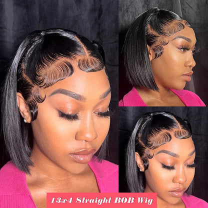 Straight Bob Lace Front Wig. Nitoo Store