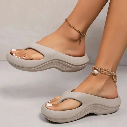 Beach Sandals Woman Comfortable Soft Sole Cloud Slippers Nitoostore