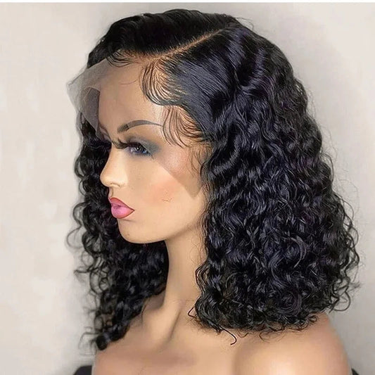 Deep Wave 180% Density Short Bob Wig. Nitoo Store