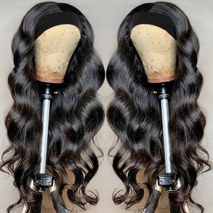 Headband Wig Human Hair Body Wave Wig 180% Density Nitoostore