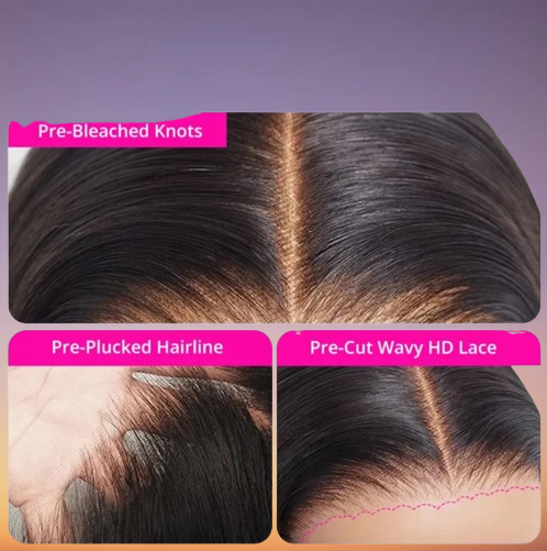 10A 100% Human Hair Glueless Wig. Nitoo Store