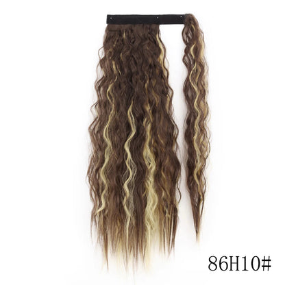 LISI GIRL Long Straight Ponytail Wrap Around Clip in Hair Extension Nitoo Store