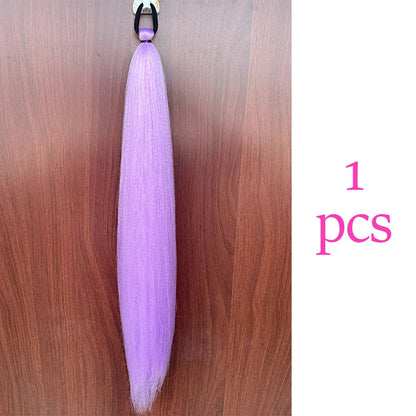 Synthetic Colorful Ponytail Extensions,2 Pcs Nitoo Store
