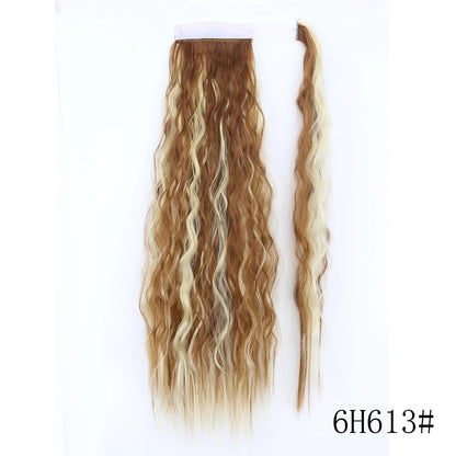 LISI GIRL Long Straight Ponytail Wrap Around Clip in Hair Extension Nitoo Store