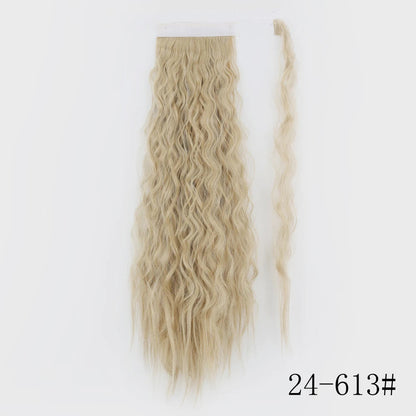 LISI GIRL Long Straight Ponytail Wrap Around Clip in Hair Extension Nitoo Store